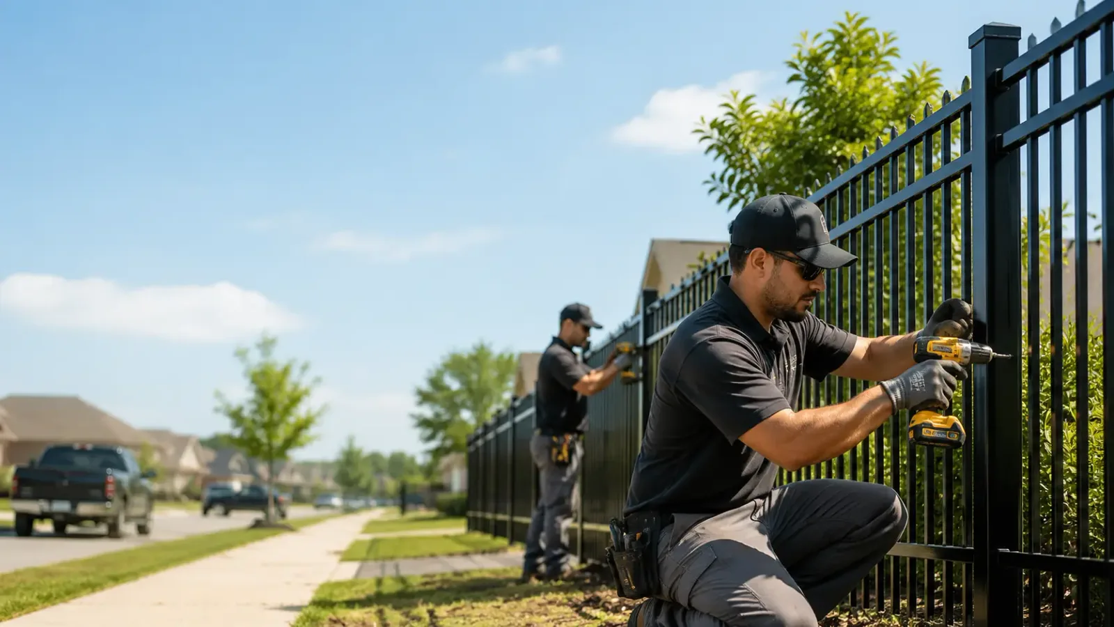 Metal Fence Installation in Wells, MN